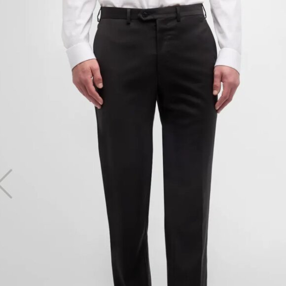 Brioni Men's Solid Wool Trousers